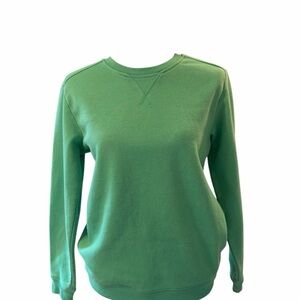 Karen Scott Vibrant Green Crew Neck Sweater